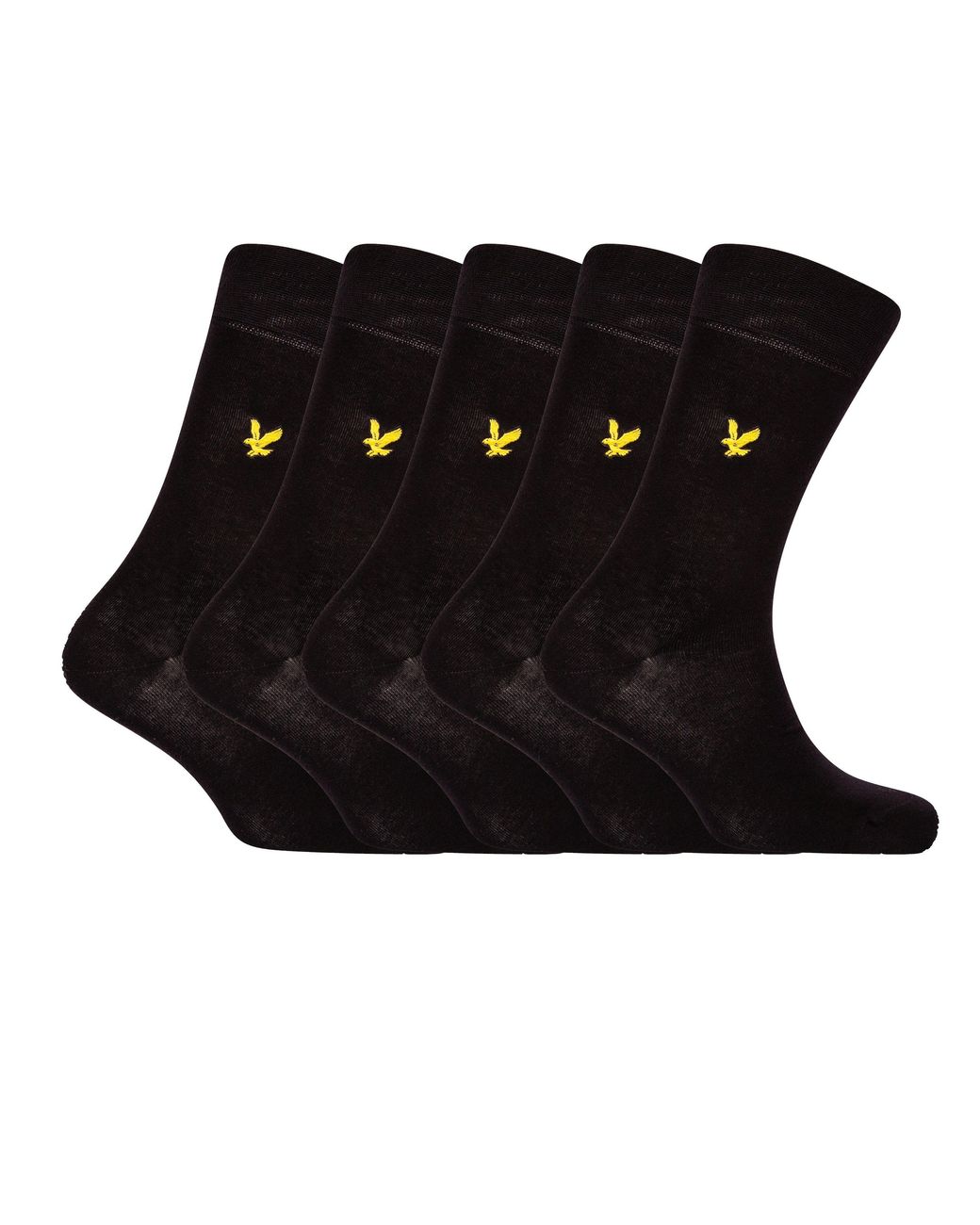Lyle & Scott Black Core Crew Socks for men