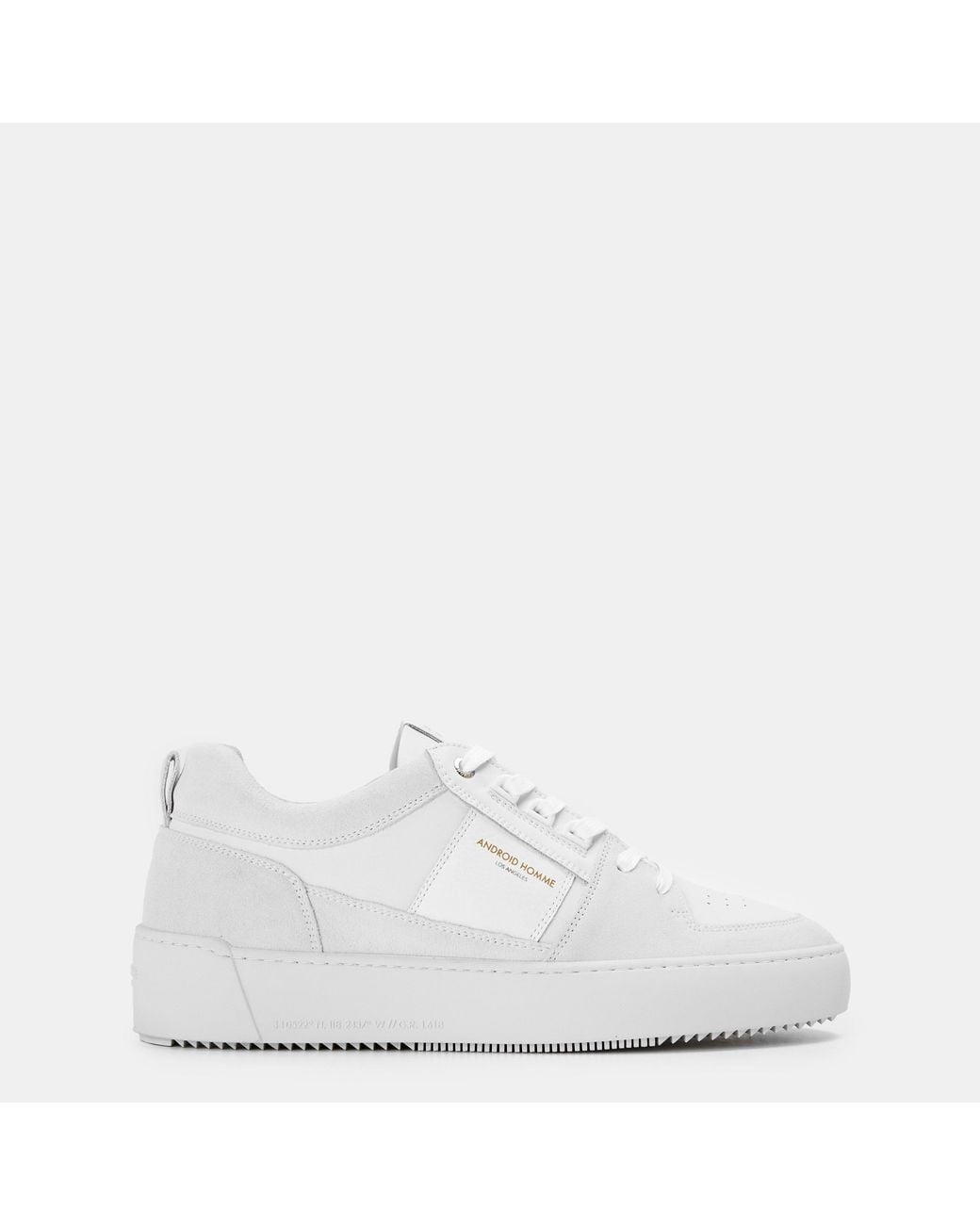 Android Homme White Point Dume Low-Top Trainers for men
