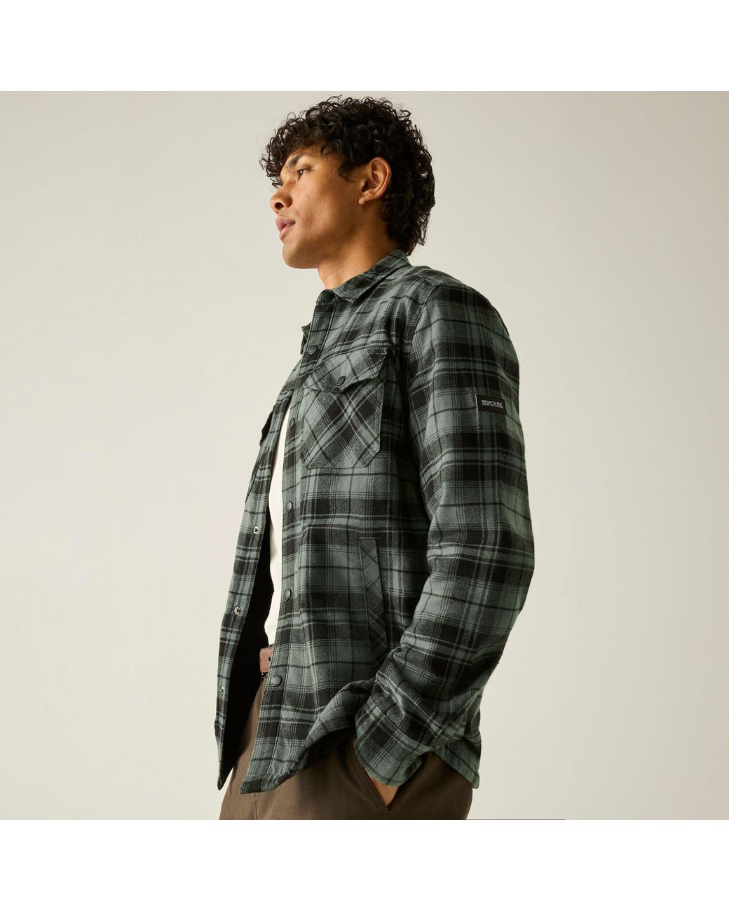 Regatta Green Spennith Shacket for men