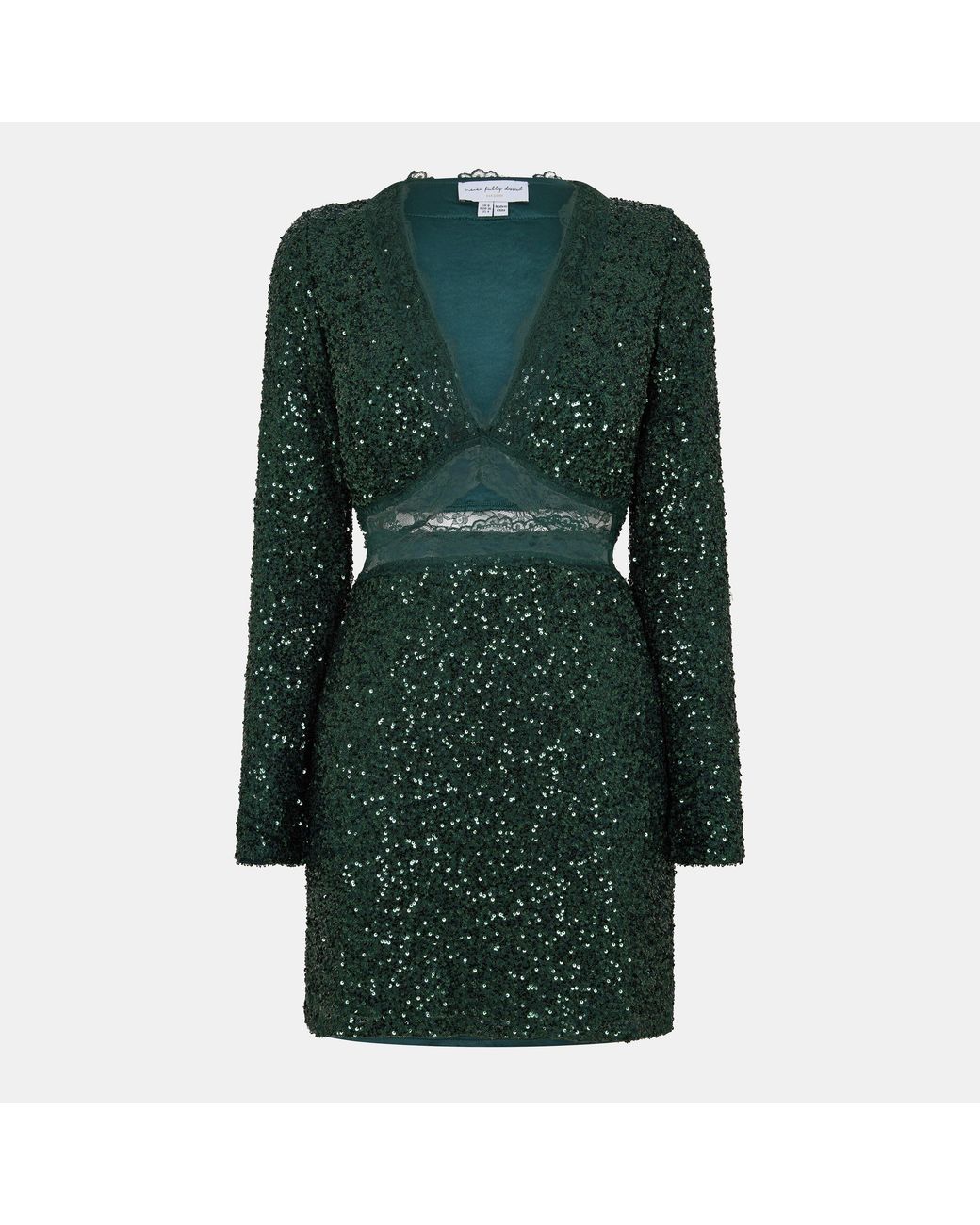 Never Fully Dressed Green Mini Dress