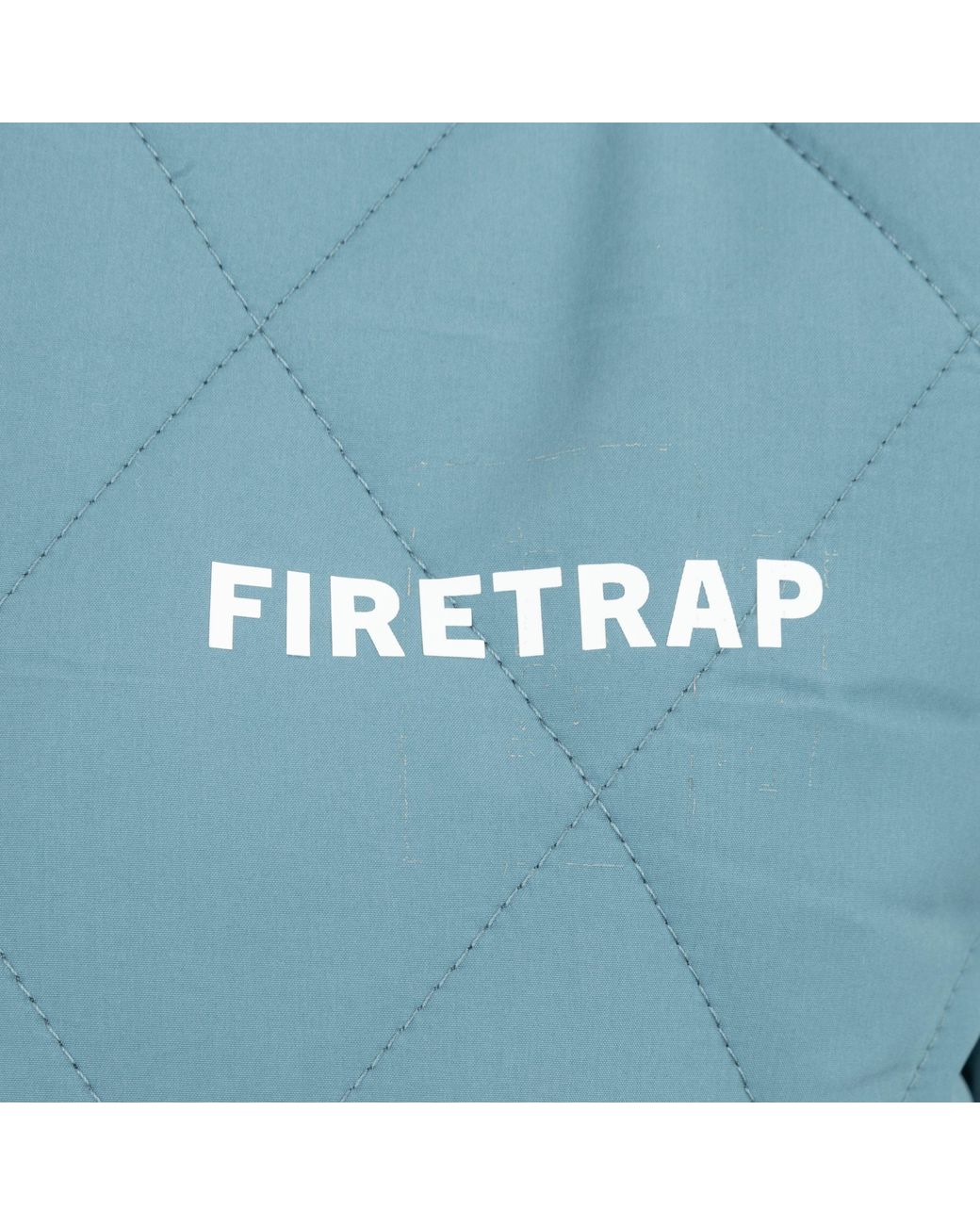 Firetrap Blue Long Sleeve Hip Length Quilted Jacket