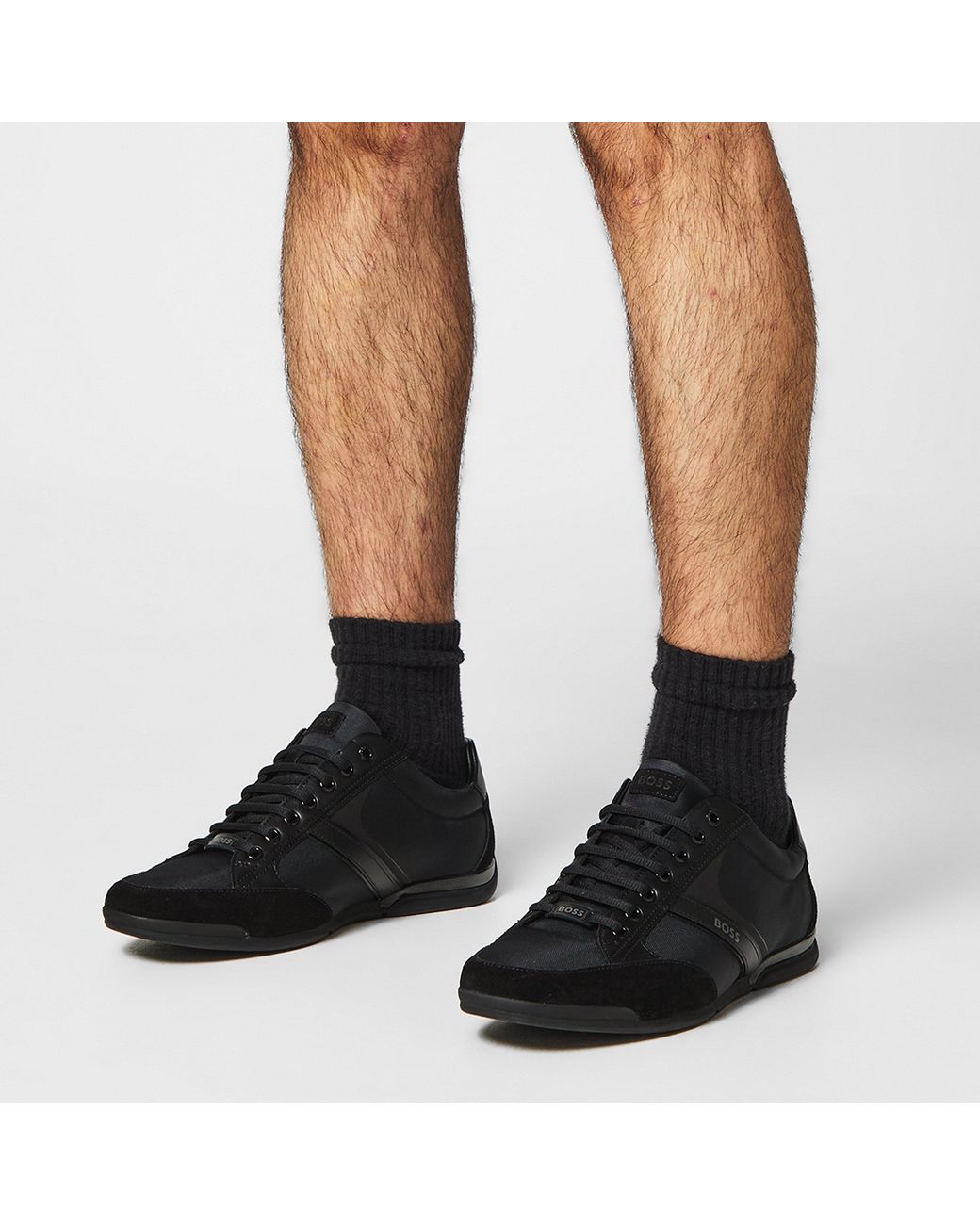 Boss Black Saturn Mesh Trainers for men