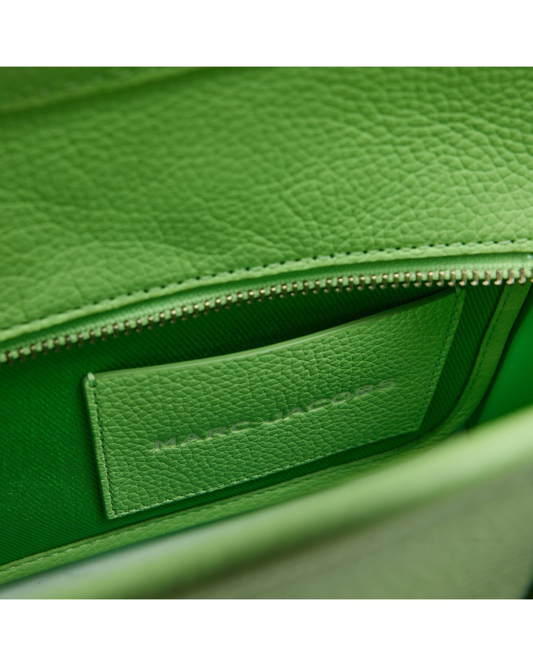 Marc Jacobs Green Small Leather Tote Bag