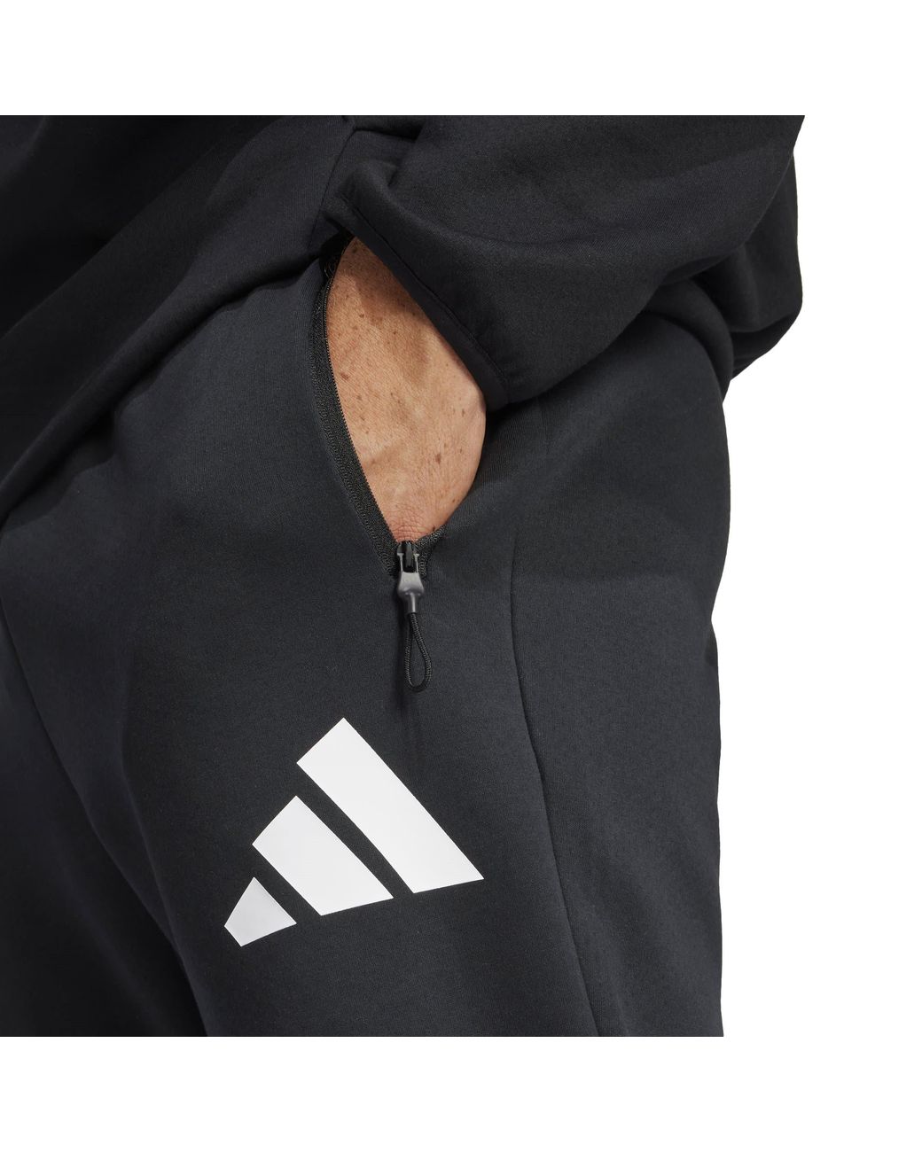 Adidas Black Z.N.E. Premium Tracksuit Bottoms for men