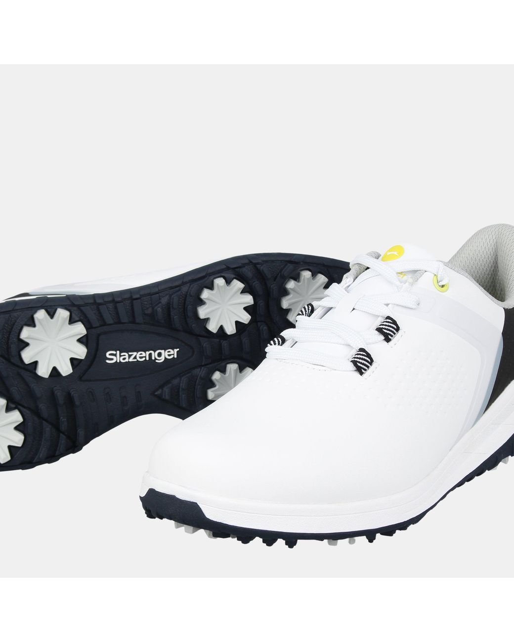 Slazenger 1881 White V Series Spiked Golf Shoes for men