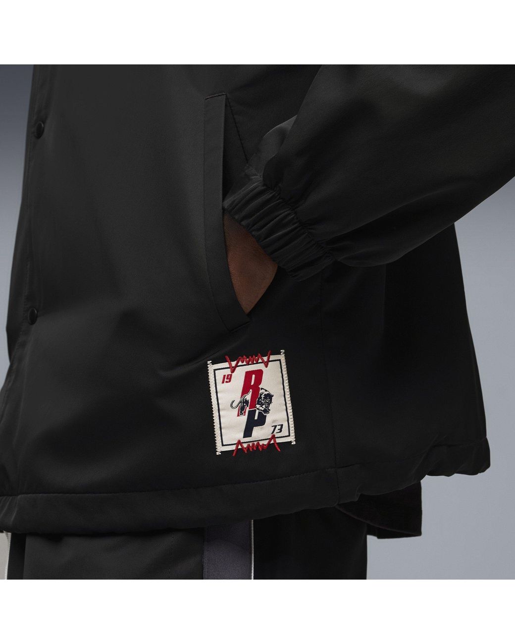 PUMA X REPRESENT Black Coach Jacket for men