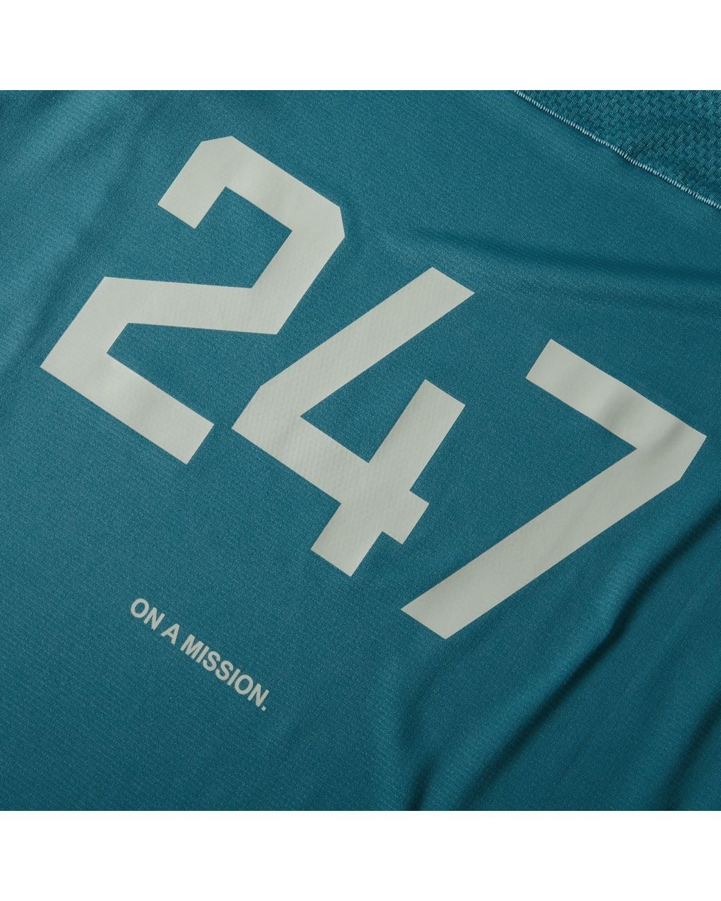 REPRESENT 247 Green Short Sleeve Performance Gym Top for men