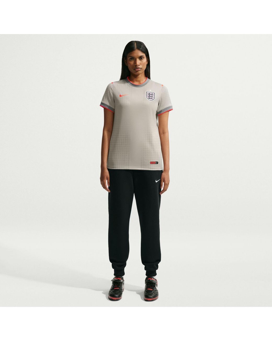 Nike Gray England X Palace Short-Sleeve Soccer Top