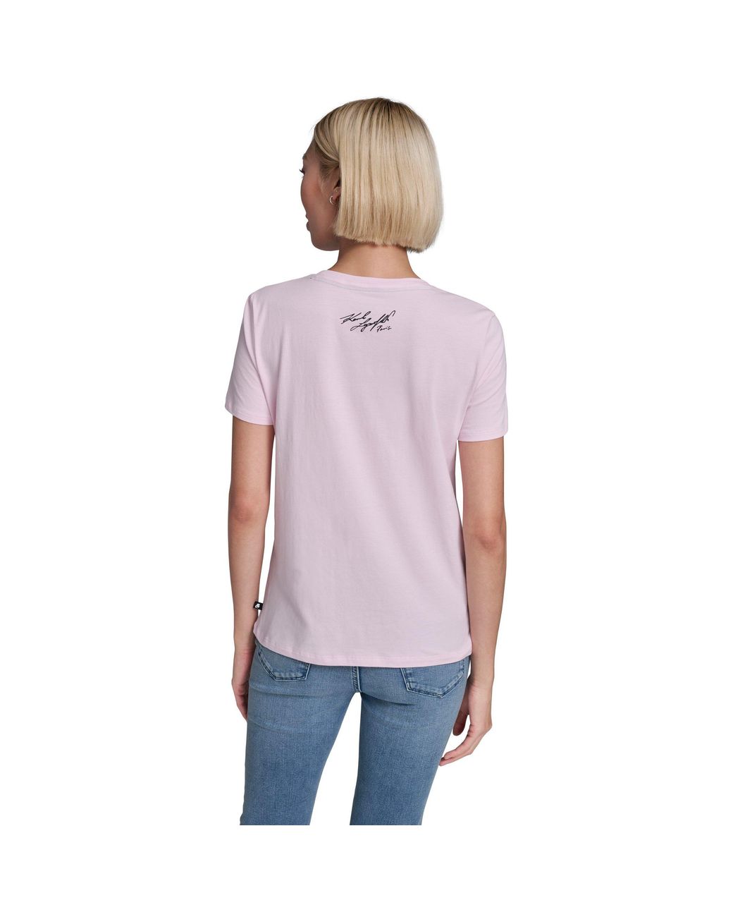 Karl Lagerfeld Purple Sportswear T-Shirt