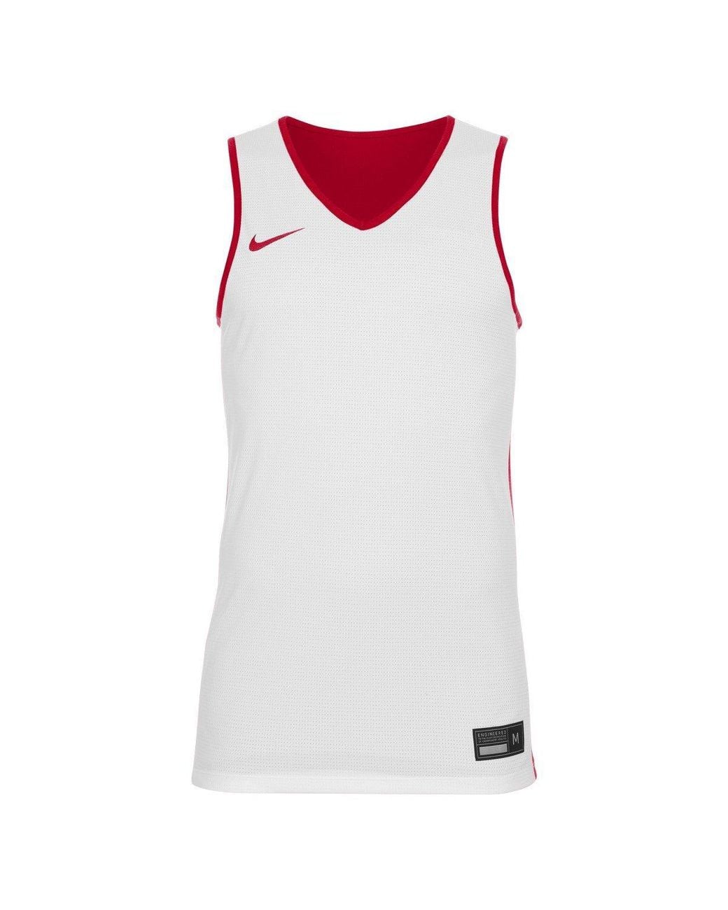 Nike White Performance Basketball Jersey for men