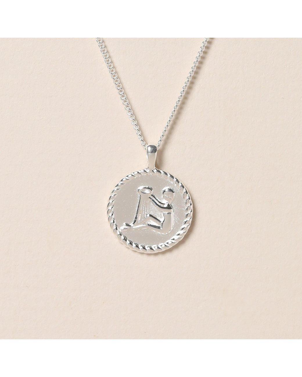 Simply Silver White Sterling 925 Zodiac Pendant