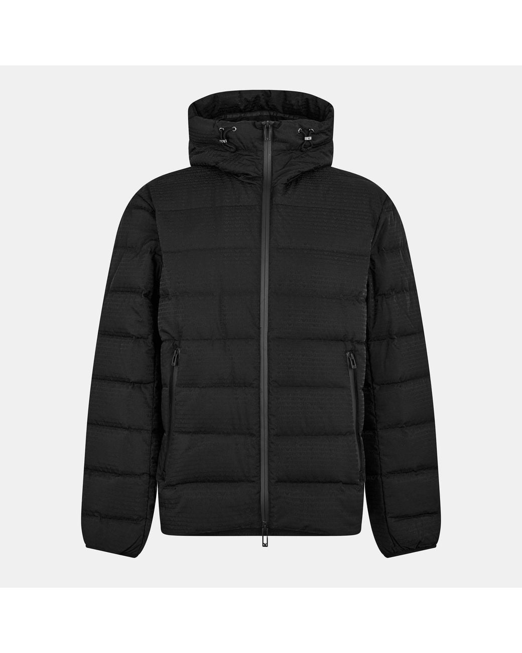 Emporio Armani Black Insulated Short Puffer Jacket for men