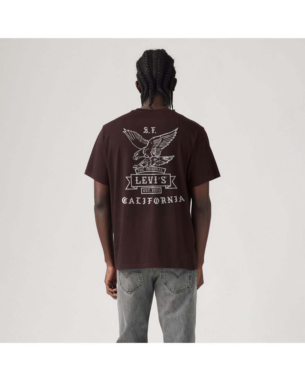 Levi's Purple Housemark Graphic T-Shirt for men