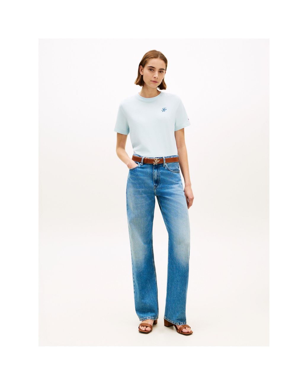 Tommy Hilfiger Blue Script T-Shirt