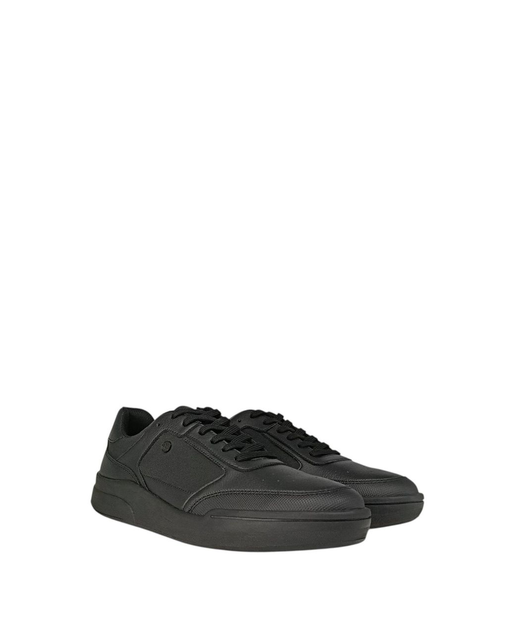 Pretty Green Black Welwyn Moc Toe Formal Shoes for men