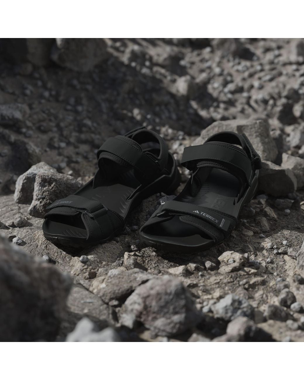 Adidas Black Terrex Hydroterra Sandals for men