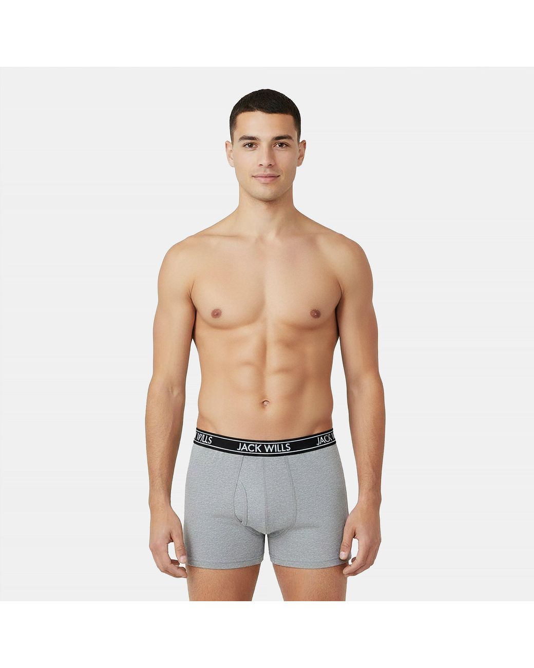 Jack Wills Black Jw Daundley Boxers 3 Pack for men