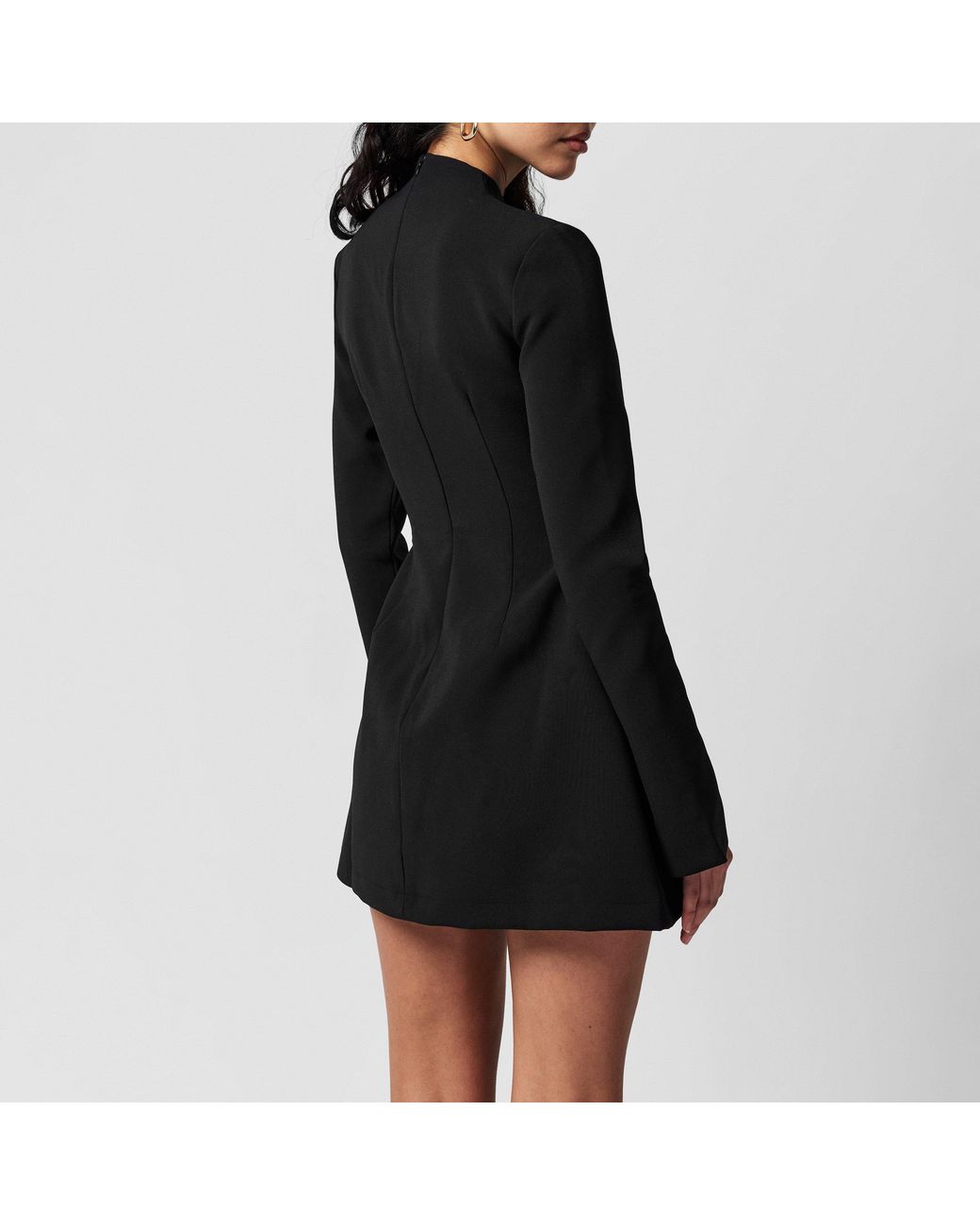 Odd Muse Black Long Sleeve Mini Dress