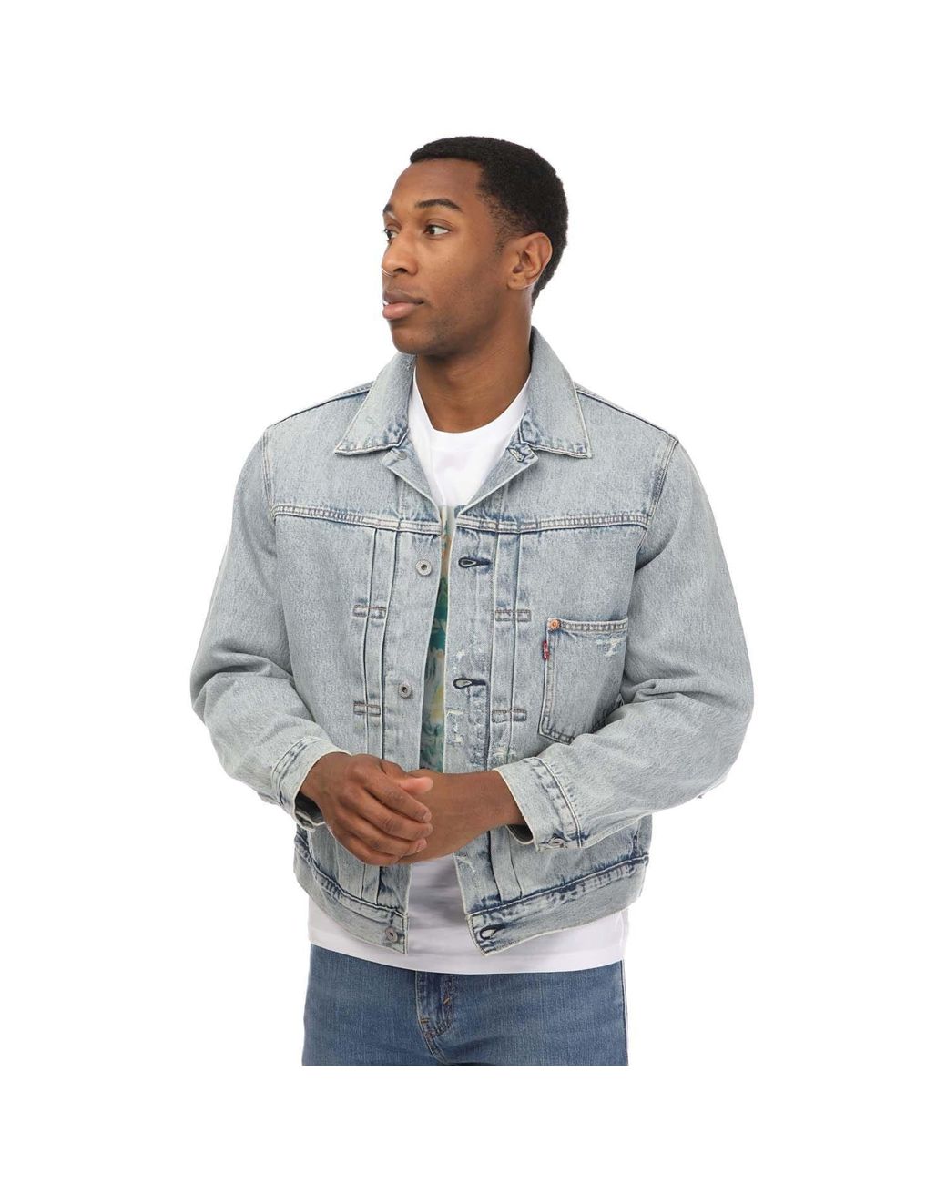 Levi's Gray Type I Trucker Z7771 Light Ind Softshell Jacket for men