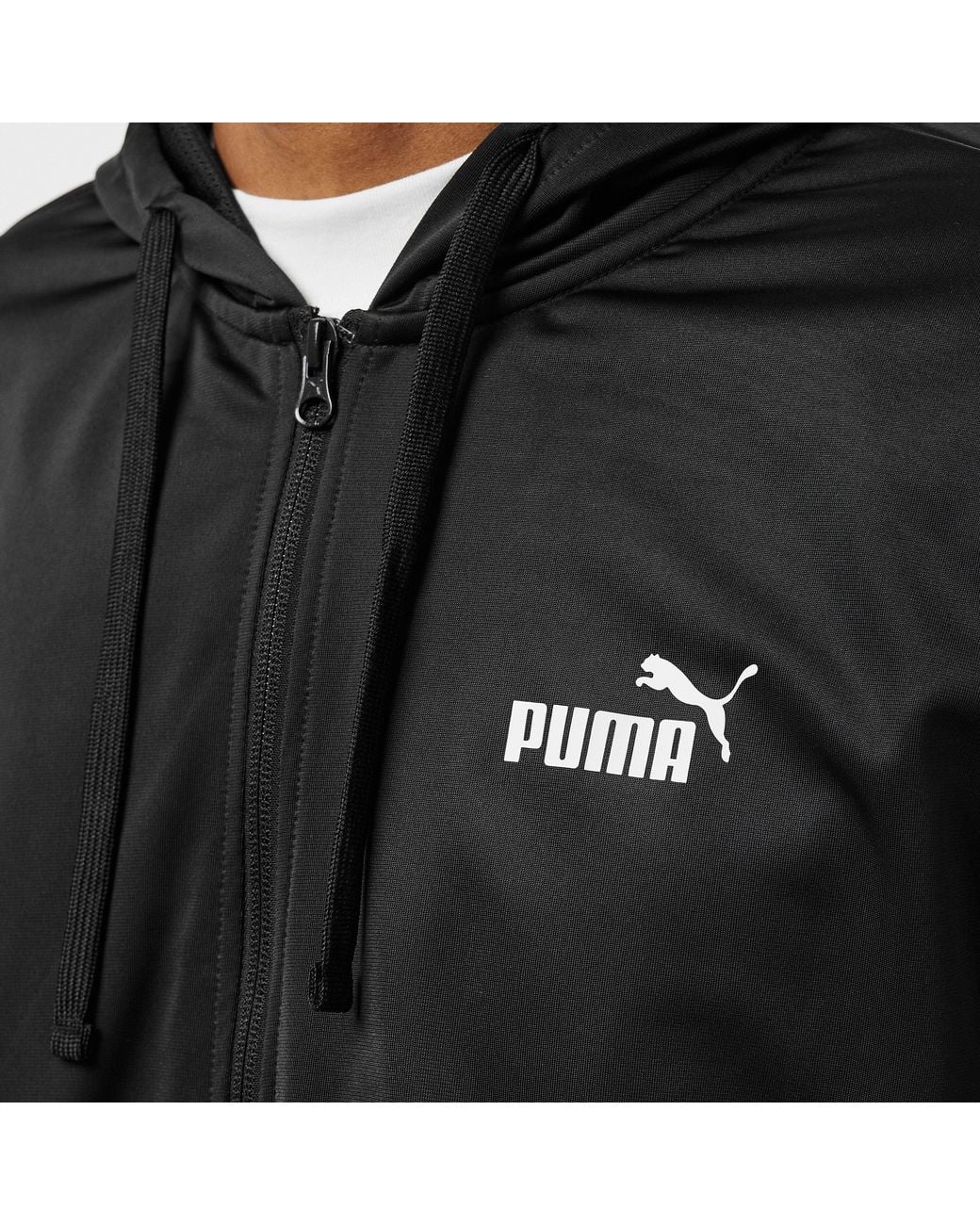 PUMA Black Poly Tracksuit for men