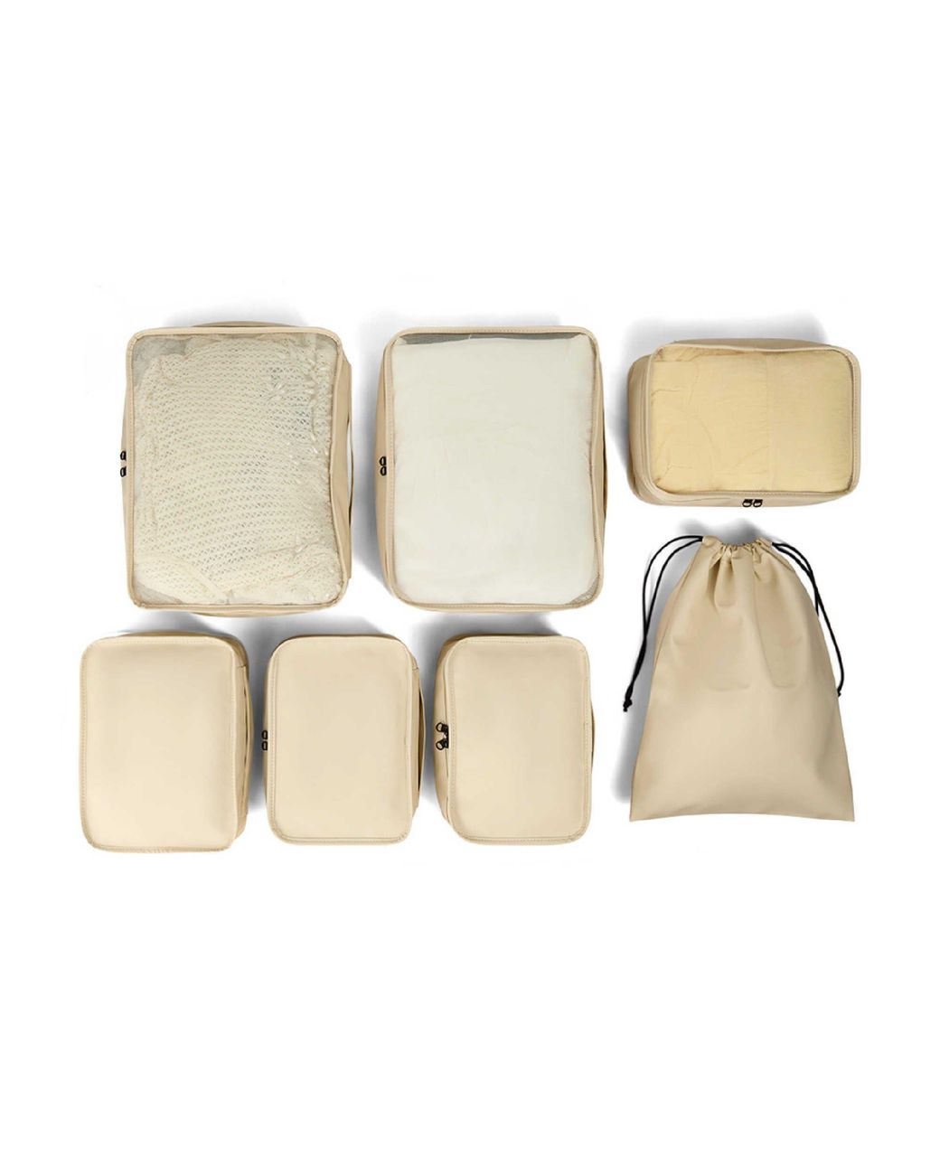 Rock Natural Packing Cubes Set Of 7