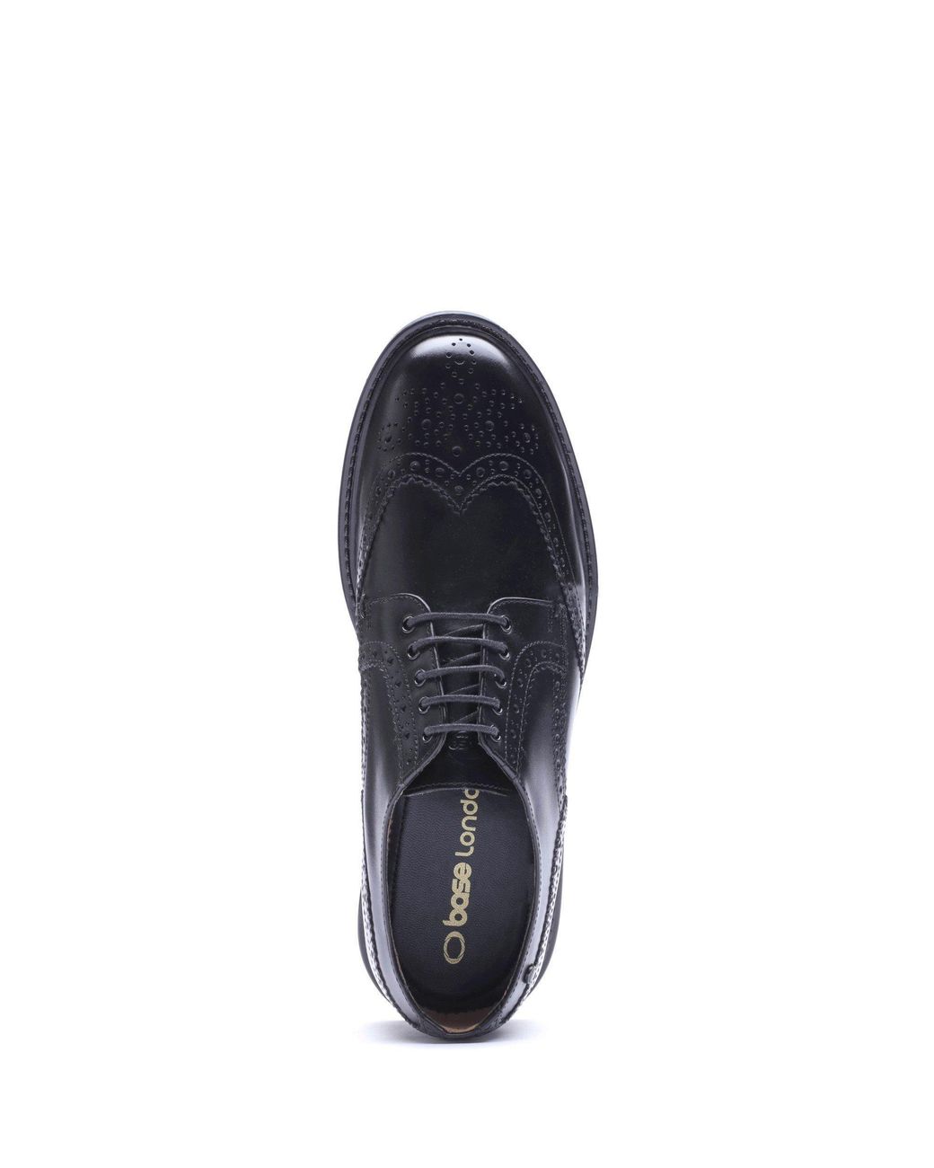 Base London Blue Tanner Leather Brogues for men