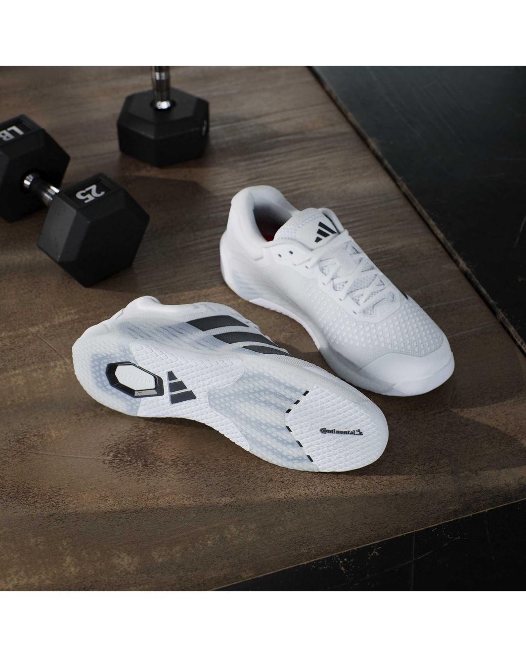 Adidas White Training Shoes for men