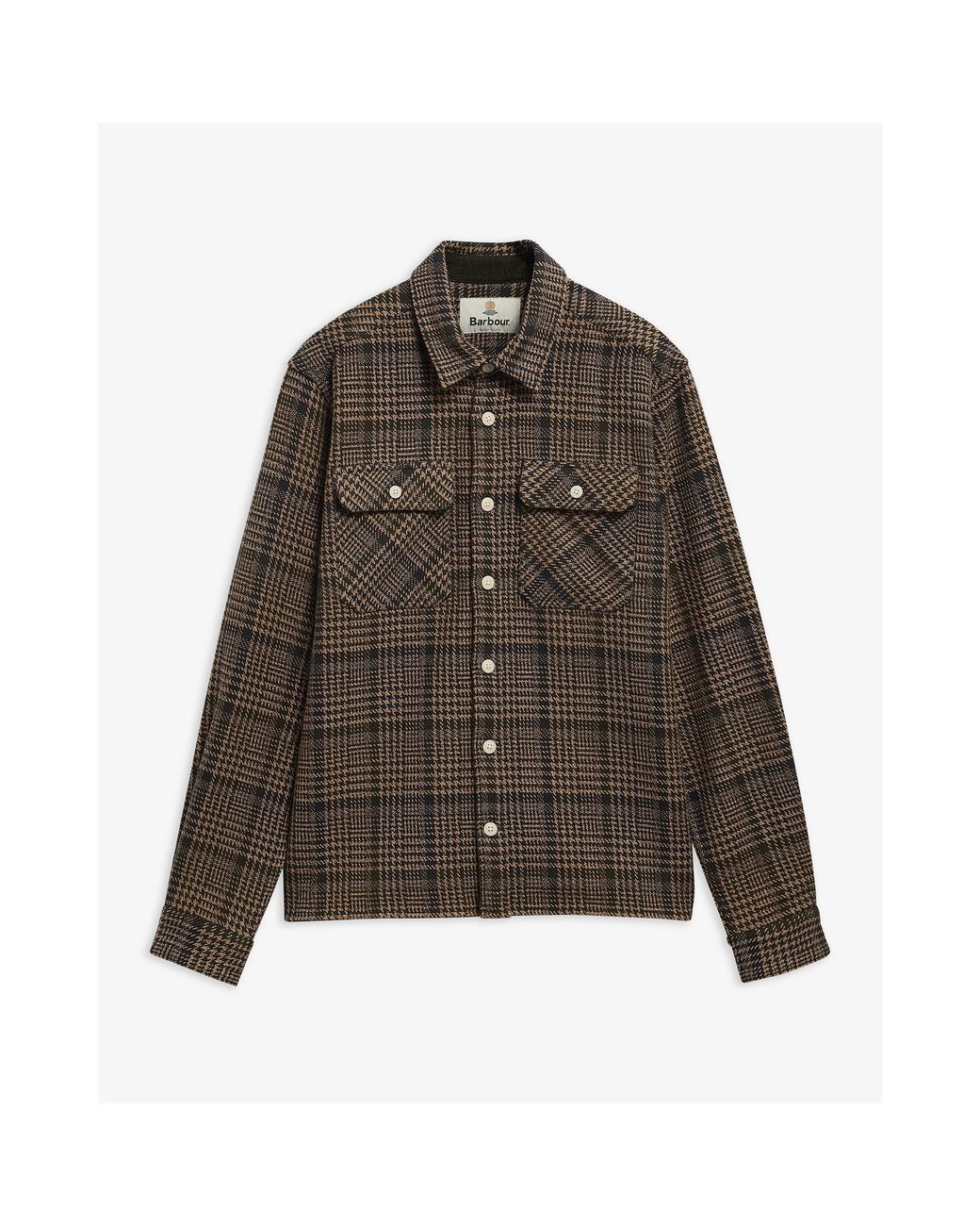 Barbour Green B.Li Milom Overshirt Sn64 for men