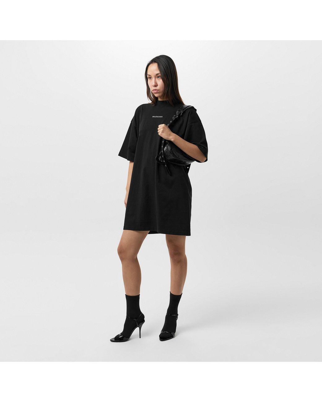 Balenciaga Black Avenue Sock Sandals