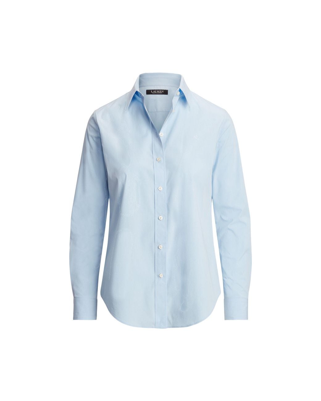 Ralph Lauren Blue Featherweight Cotton Shirt
