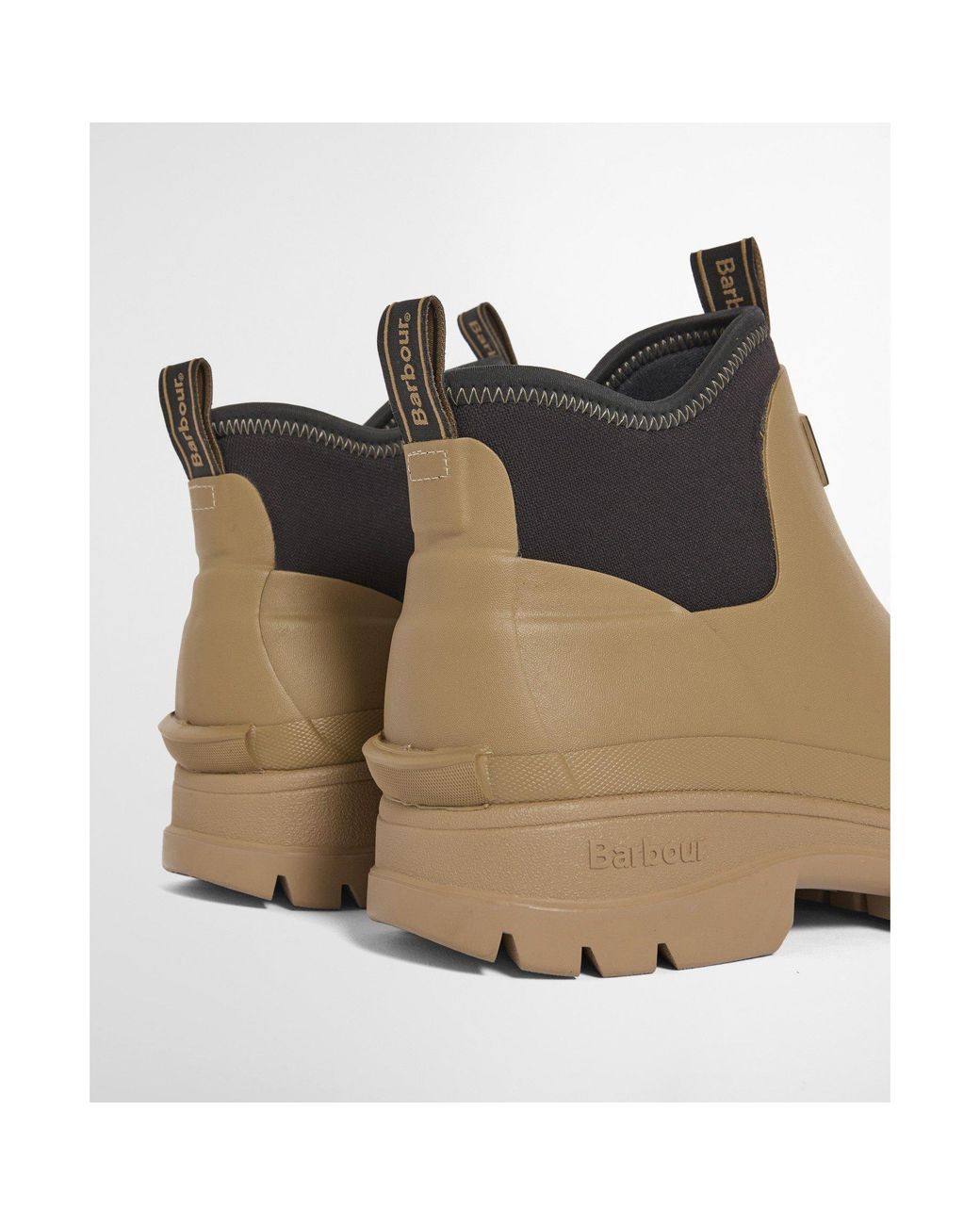 Barbour Brown Chelsea Wellington Boots for men