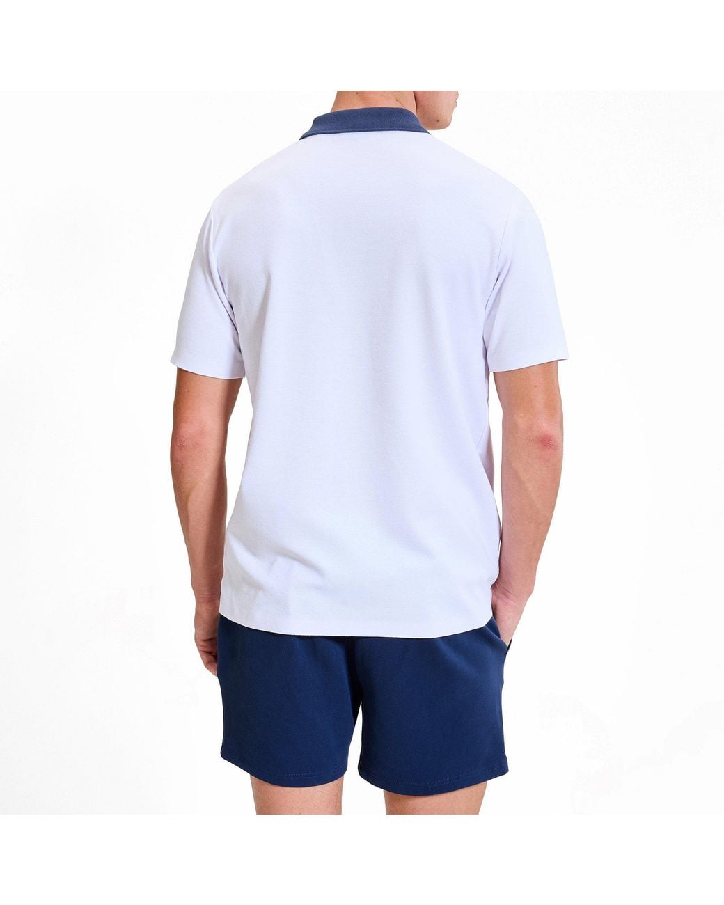 Ellesse Blue Short Sleeve Polo Shirt for men