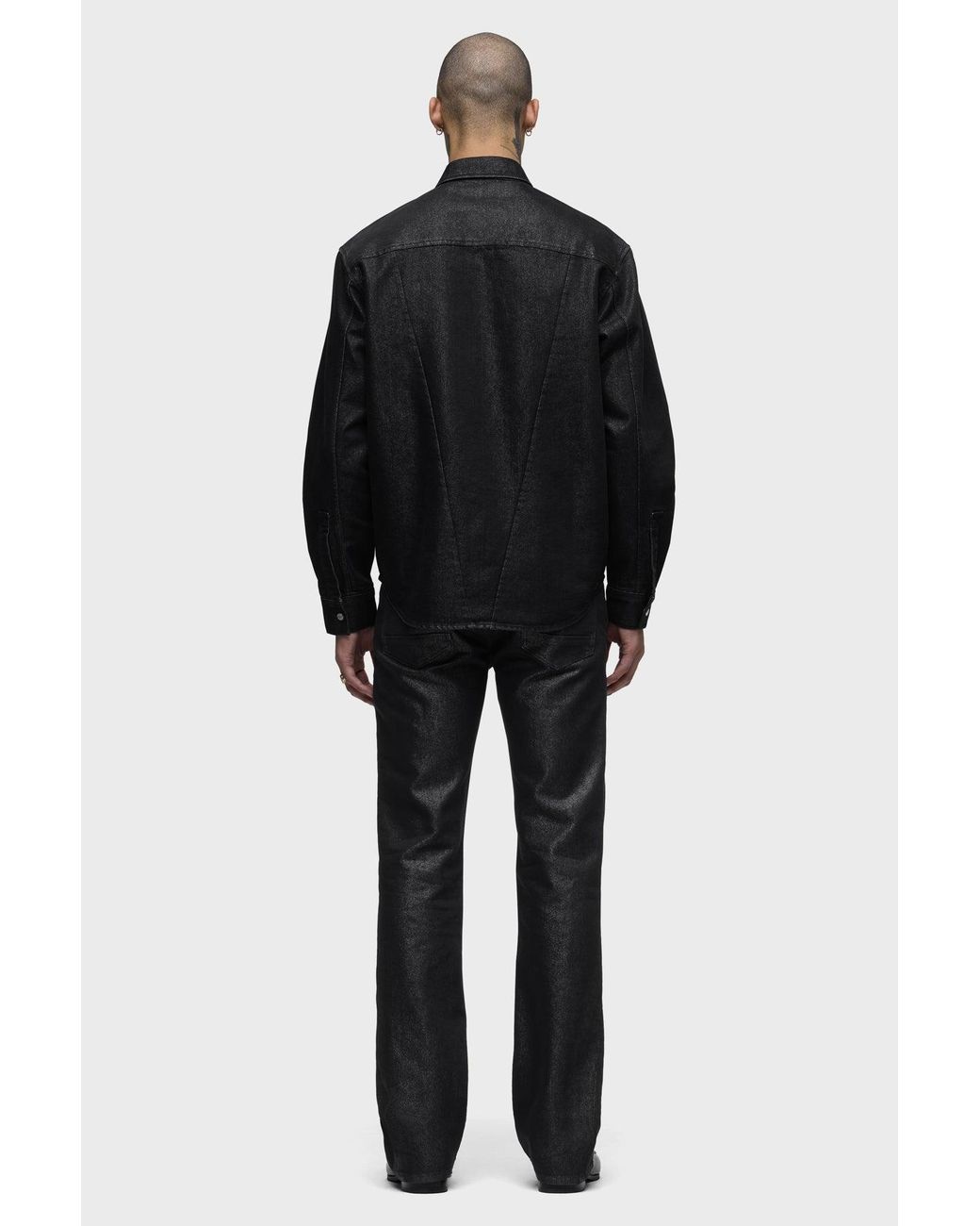 Hudson Black Walker Kick Flare for men