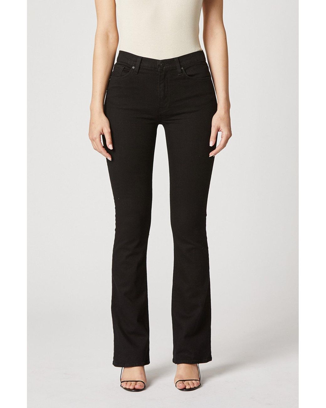 Hudson Jeans Denim Barbara Highrise Bootcut Jean in Black Lyst