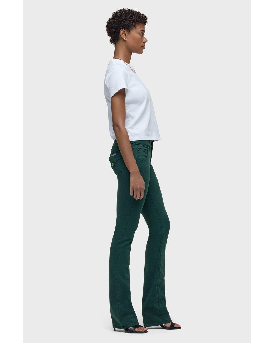 Hudson Green Beth Flap Pocket Baby Bootcut