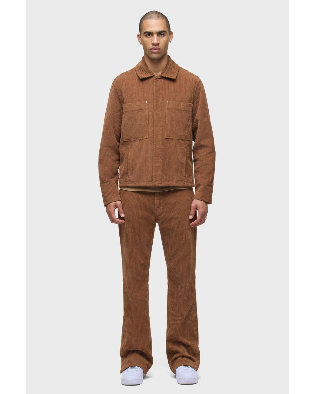 Hudson Brown Corduroy Work Jacket for men