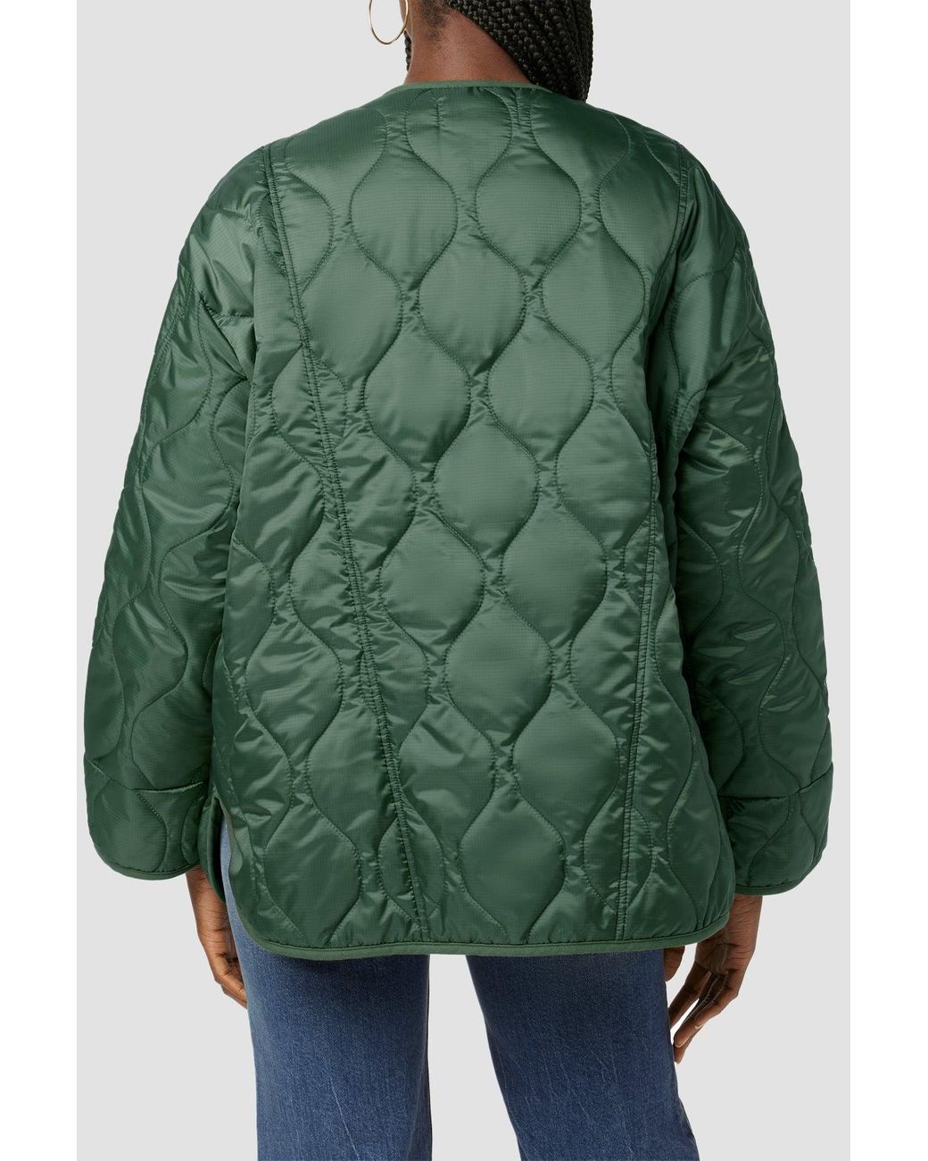 Hudson Green Oversized Quilted Jacket
