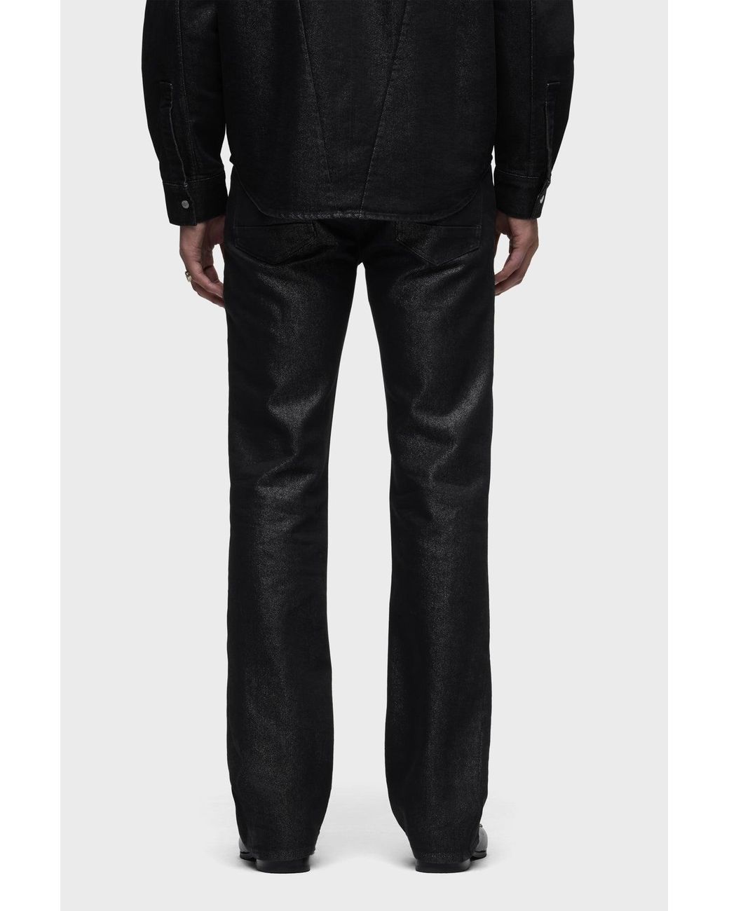 Hudson Black Walker Kick Flare for men
