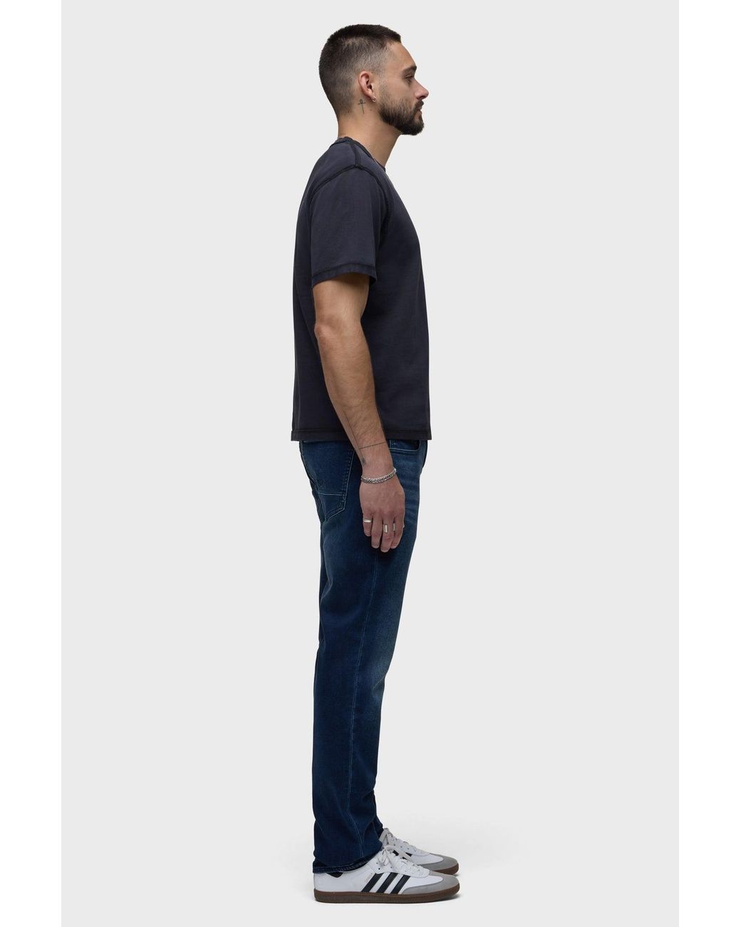 Hudson Blue Heavyweight Tee for men