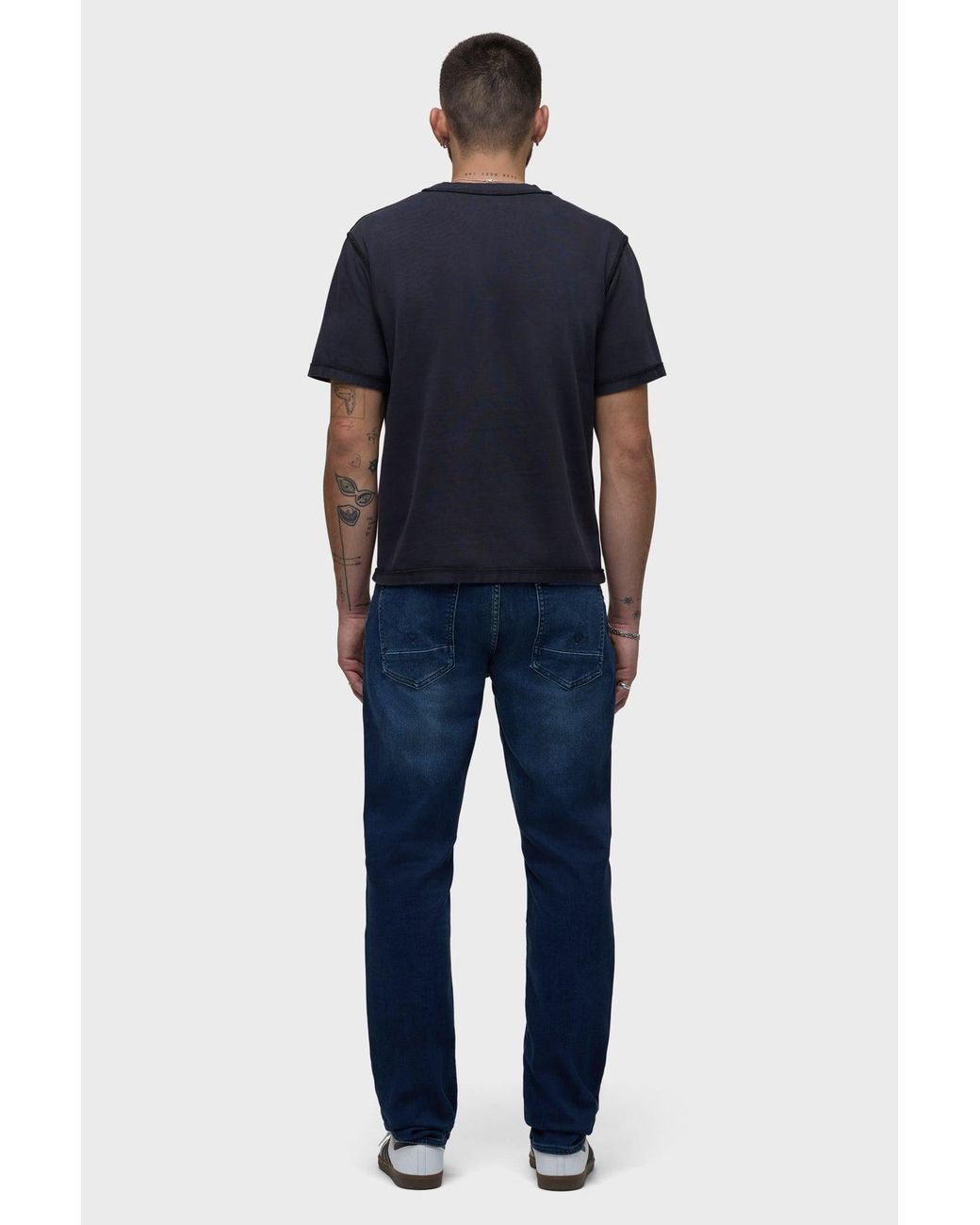 Hudson Blue Heavyweight Tee for men