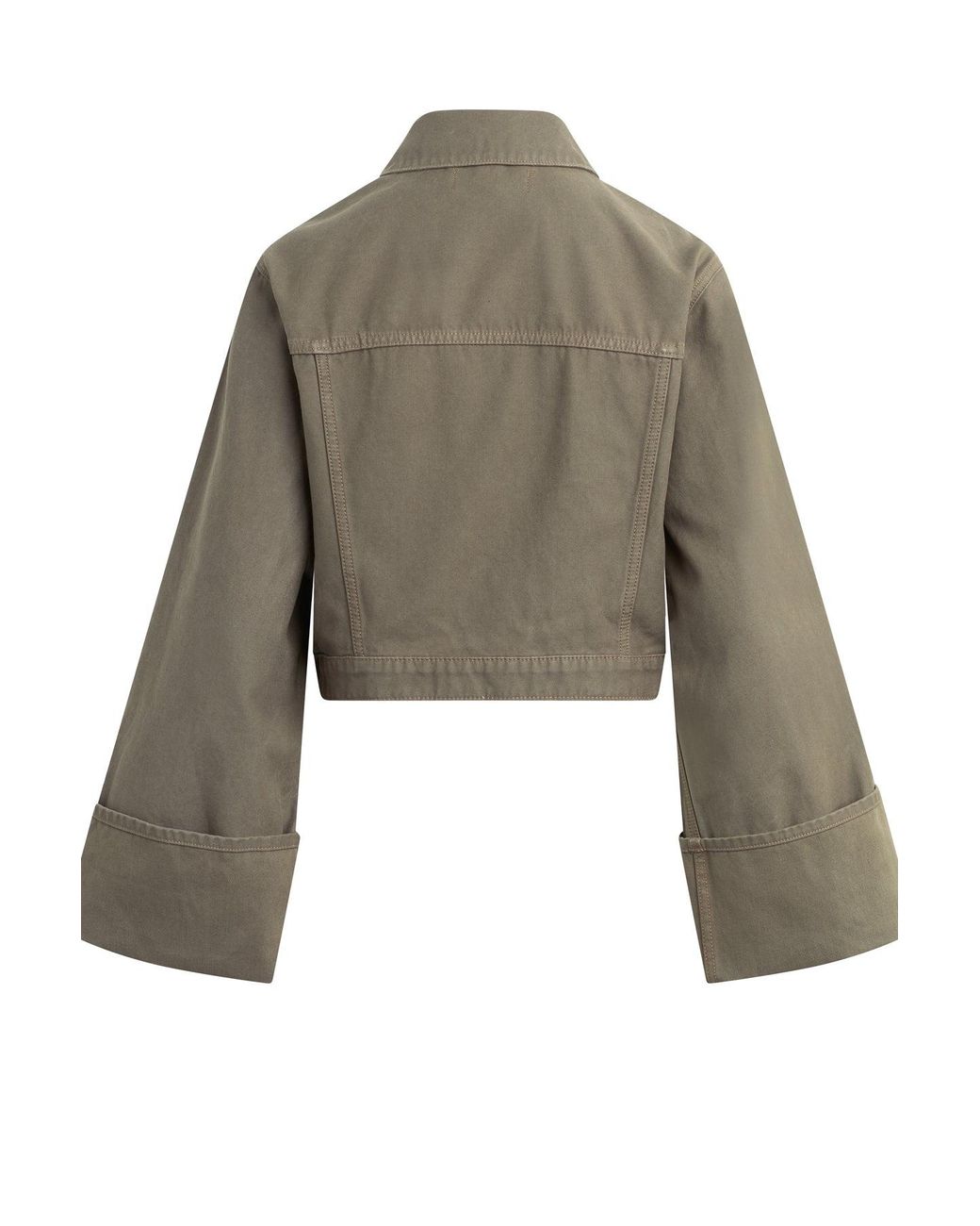 Hudson Green Cuffed Cropped Jacket