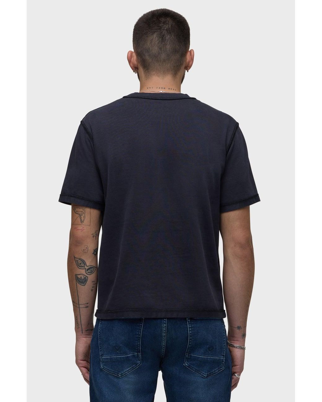 Hudson Blue Heavyweight Tee for men