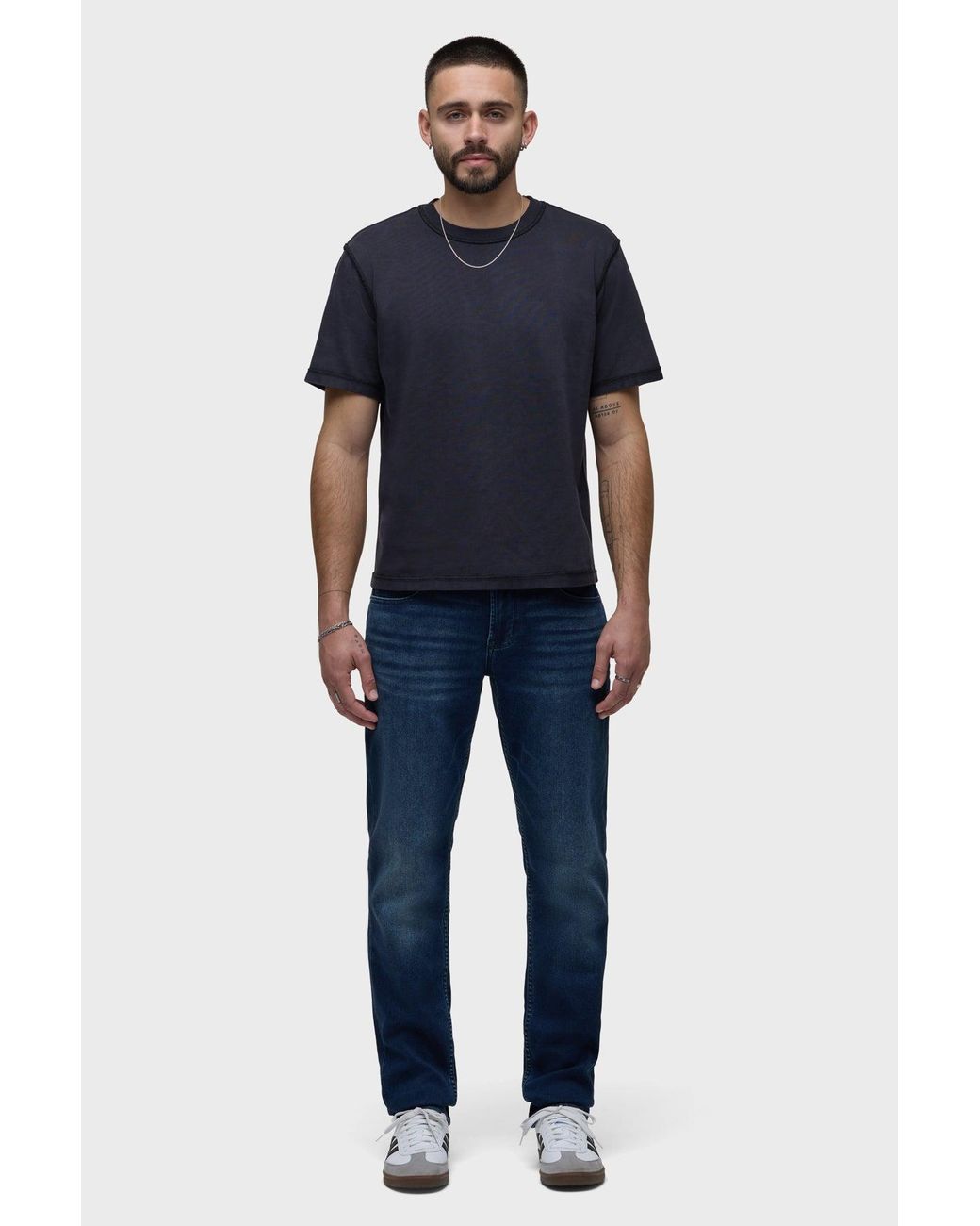 Hudson Blue Heavyweight Tee for men