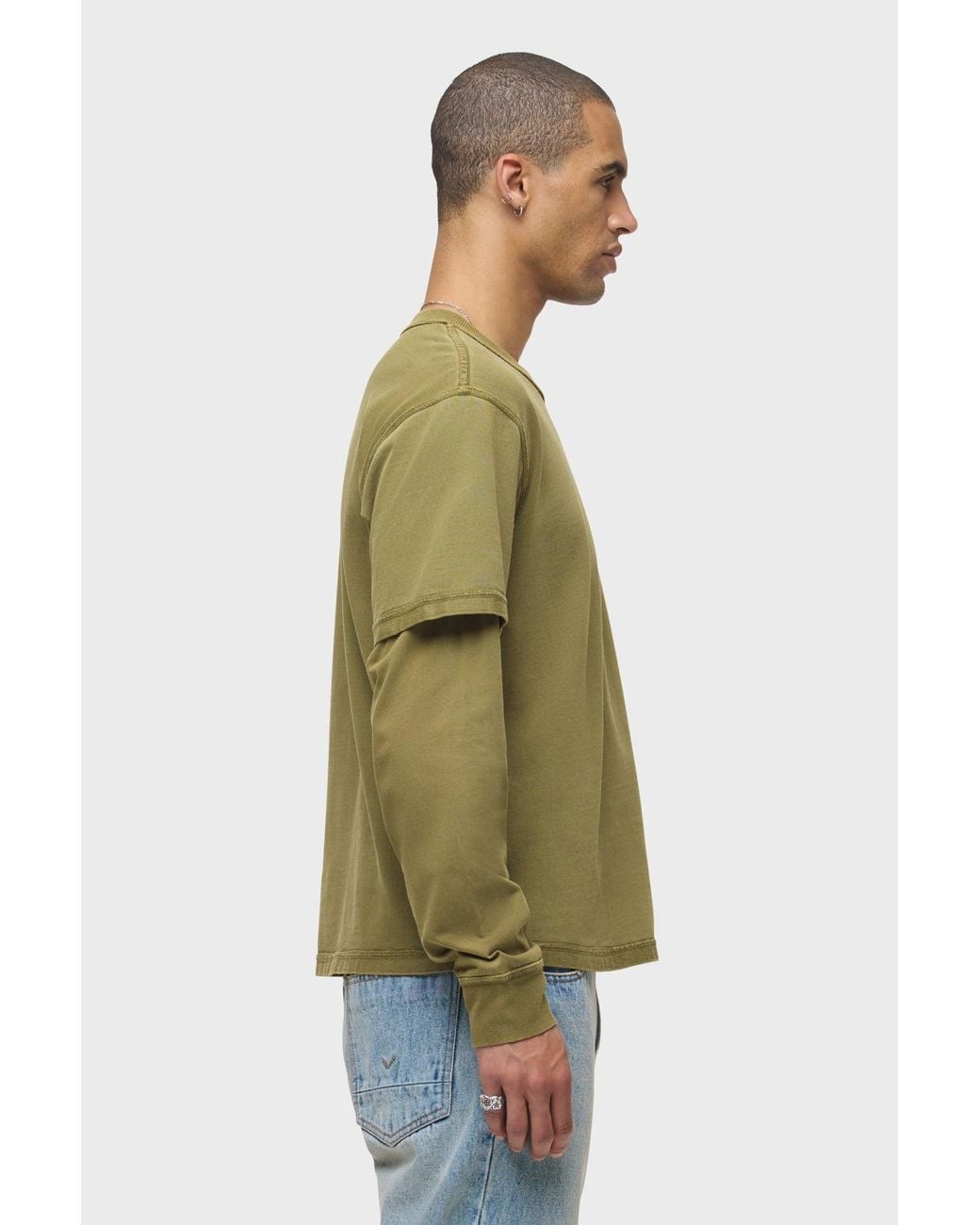 Hudson Green Hybrid Tee for men