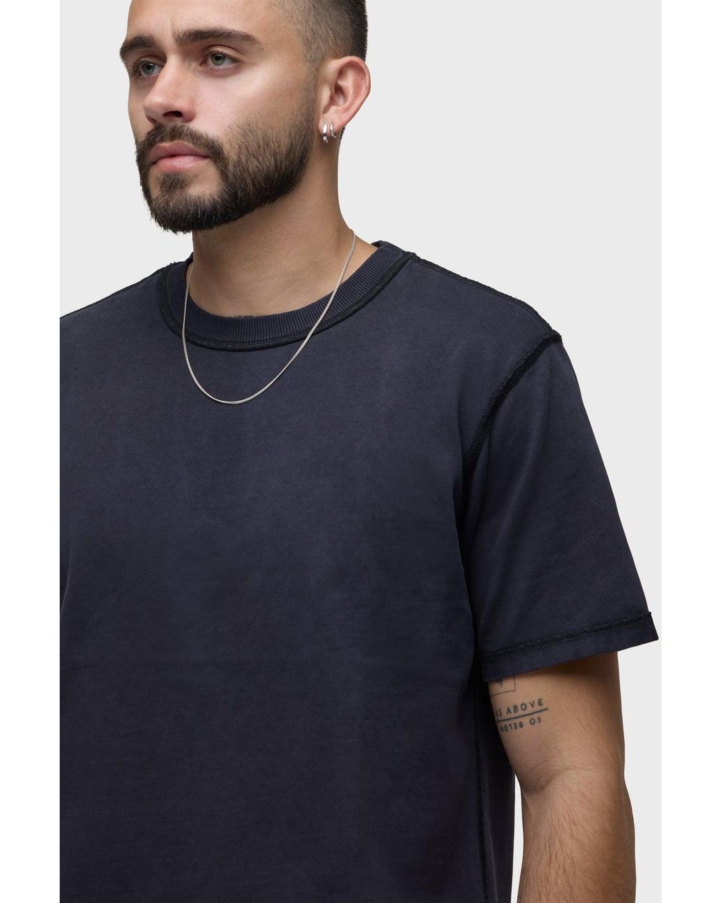 Hudson Blue Heavyweight Tee for men