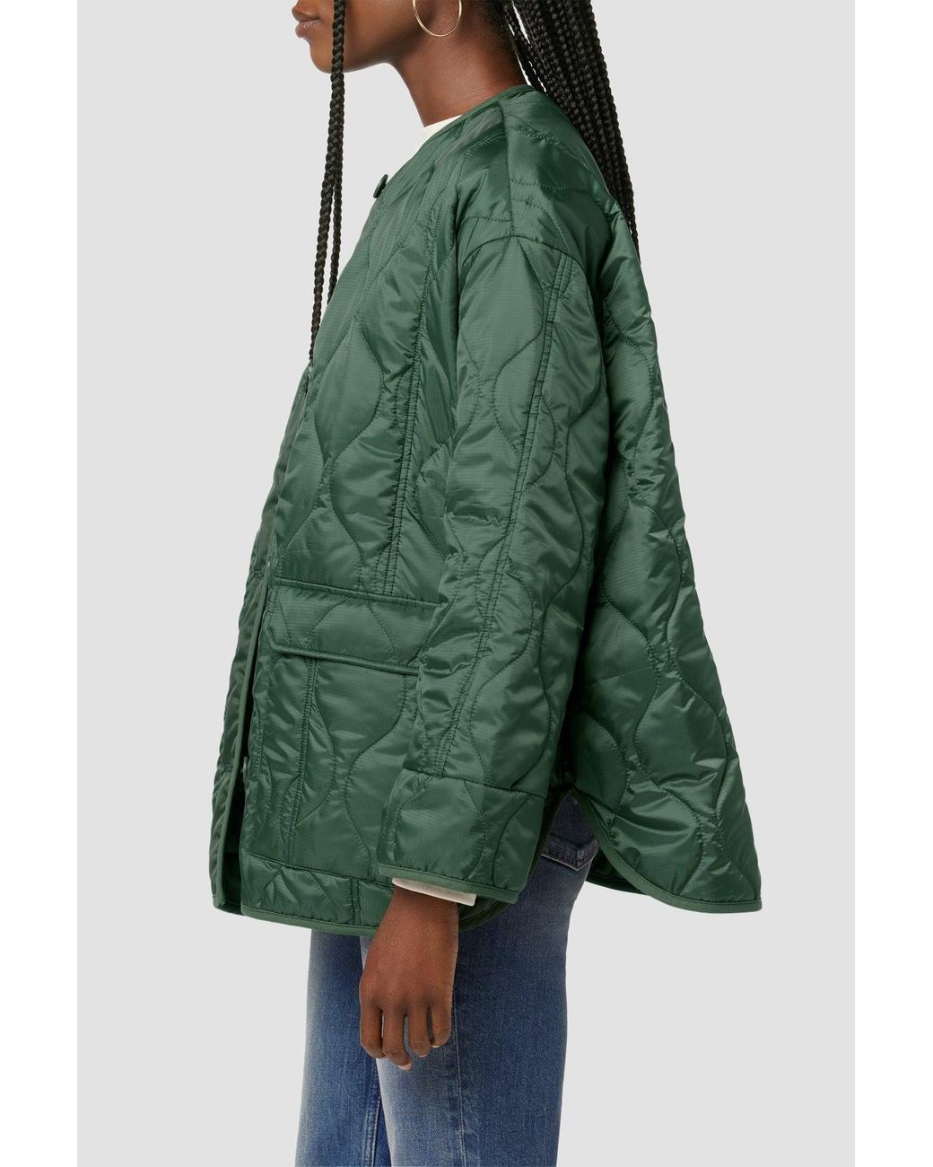 Hudson Green Oversized Quilted Jacket