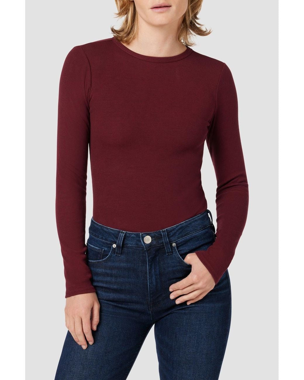 Hudson Red Knot Back Bodysuit