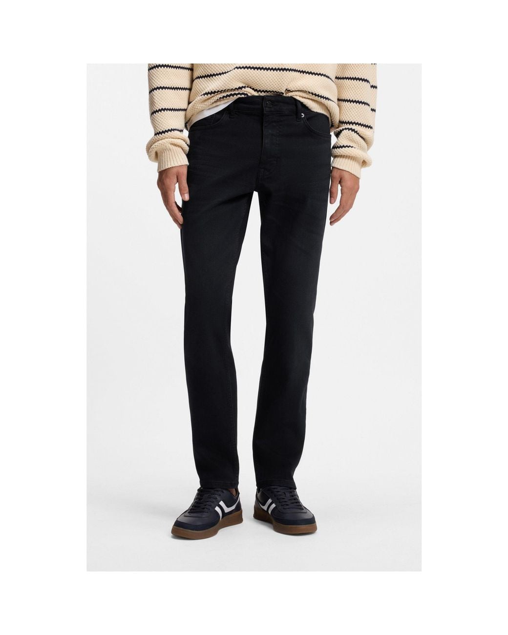Boss Blue Delaware Slim-Fit Jeans for men