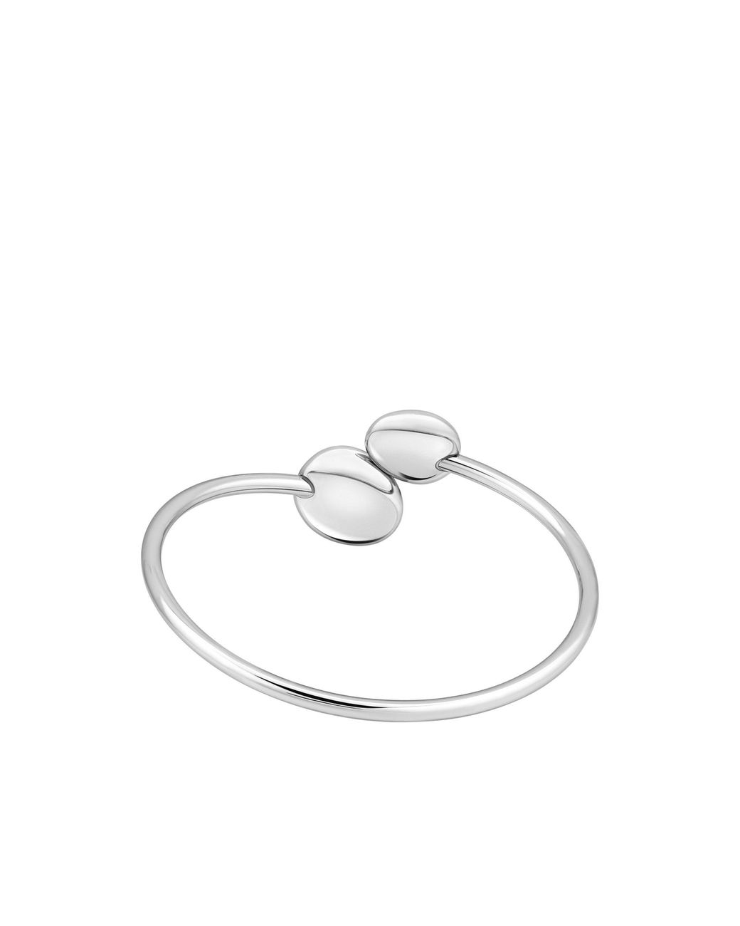 Boss Metallic Tone Bangle With Pebble-Style Nuggets