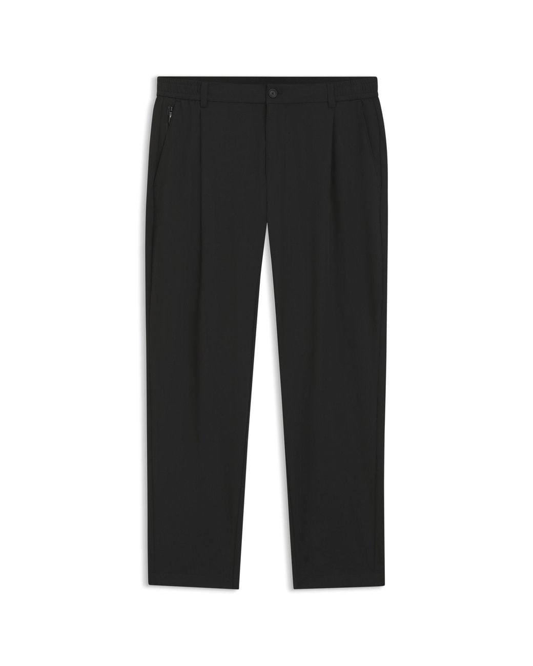 Boss Black Relaxed-Fit Trousers With Front Pleats for men